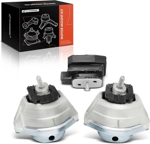 A-Premium Engine Motor Mount and Transmission Mount Kit Compatible with BMW 525i 530i 645Ci 2004-2005, 528i 528i xDrive 2009-2010, 545i 2004-2006, 550i 650i M5 M6 2006-2010, 2.5L 3.0L 4.4L 4.8L 5.0L in Saudi Arabia
