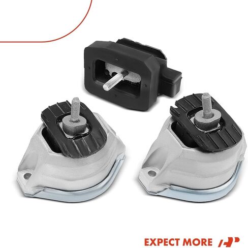 A-Premium Engine Motor Mount and Transmission Mount Kit Compatible with BMW 525i 530i 645Ci 2004-2005, 528i 528i xDrive 2009-2010, 545i 2004-2006, 550i 650i M5 M6 2006-2010, 2.5L 3.0L 4.4L 4.8L 5.0L in Saudi Arabia
