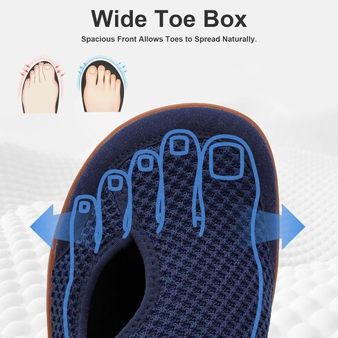 أحذية المشي من طراز Joinfree Mens Diablectly Toe Box ، ومربع صفر قابل للتعديل ، أحذية رياضية غير قابلة للتعديل ، أحذية غير رسمية متماسكة للتنفس للأقدام المتورمة ، الوذمة ، أقدام حساسة ، كبار السن ، التهاب المفاصل in Kuwait