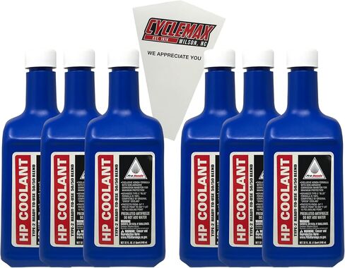 Six Pack Compatible with Honda HP Coolant 50/50 Blend 08C50-C321S02 Contains Six Quarts and a Funnel in Saudi Arabia