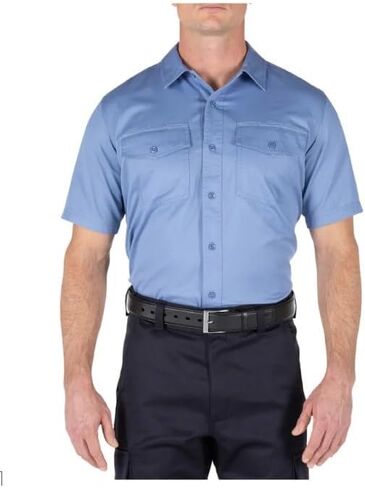 5.11 Tactical Company Short Sleeve Shirt Fire Med Blue S in Saudi Arabia