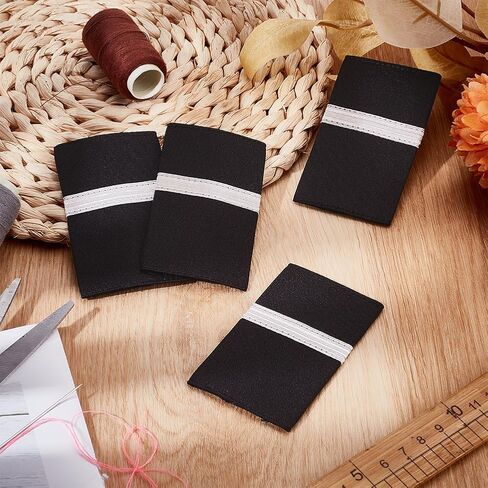 BENECREAT 2 Pairs Uniform Bars Airline Pilot Epaulets with Stripes, One Bar Captain Shoulder Boards Insignia Sliders in Saudi Arabia