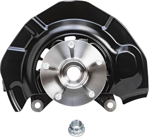 Detroit Axle - Front Left Steering Knuckle for 2005-2011 Toyota Avalon 2006 2007 2008 2009 2010 Steering Knuckle & Wheel Bearing Hub Driver Side Replacement in Saudi Arabia