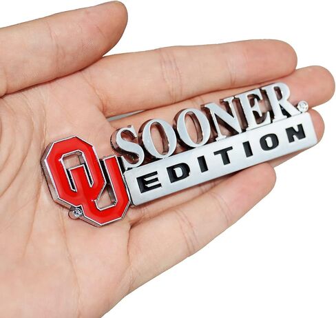 2pc Edition Edition Emblem Okla-Homa 3D Sticker Sticker Sticker مع بديل لاصق 3M لجهاز كمبيوتر باب نافذة السيارة العالمي (أسود غير لامع) in Saudi Arabia