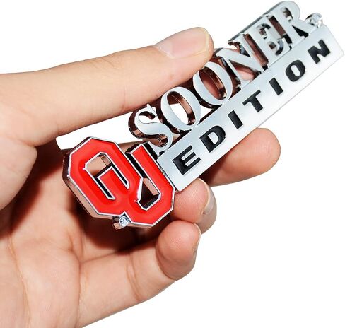 2pc Edition Edition Emblem Okla-Homa 3D Sticker Sticker Sticker مع بديل لاصق 3M لجهاز كمبيوتر باب نافذة السيارة العالمي (أسود غير لامع) in Saudi Arabia