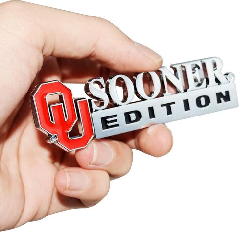2pc Edition Edition Emblem Okla-Homa 3D Sticker Sticker Sticker مع بديل لاصق 3M لجهاز كمبيوتر باب نافذة السيارة العالمي (أسود غير لامع) in Saudi Arabia