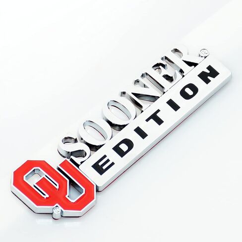 2pc Edition Edition Emblem Okla-Homa 3D Sticker Sticker Sticker مع بديل لاصق 3M لجهاز كمبيوتر باب نافذة السيارة العالمي (أسود غير لامع) in Saudi Arabia