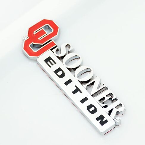 2pc Edition Edition Emblem Okla-Homa 3D Sticker Sticker Sticker مع بديل لاصق 3M لجهاز كمبيوتر باب نافذة السيارة العالمي (أسود غير لامع) in Saudi Arabia