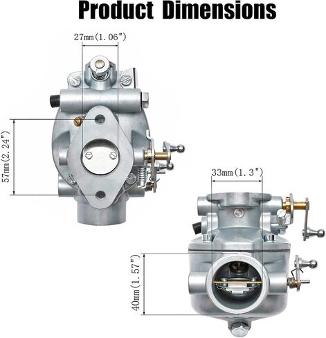 GXYWADY EAE9510C Tractor Carburetor Replacement for Ford Jubilee NAA NAB (1955-1957) Schebler TSX428 Zenith 0-13880 13880 All States Ag 155439 Carb with Gasket in Saudi Arabia