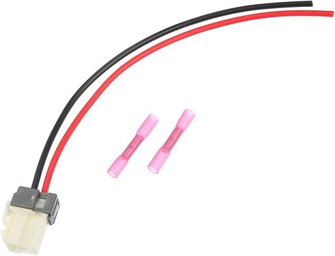 Blower Motor Connector Plug Wire Harness 8" Pigtail Kit with Heat Shrinks Connectors for Kia Forte/ 8 Inches A/C Blower Motor Pigtail Wiring Kit / 1Set Replacement Car Parts in Saudi Arabia