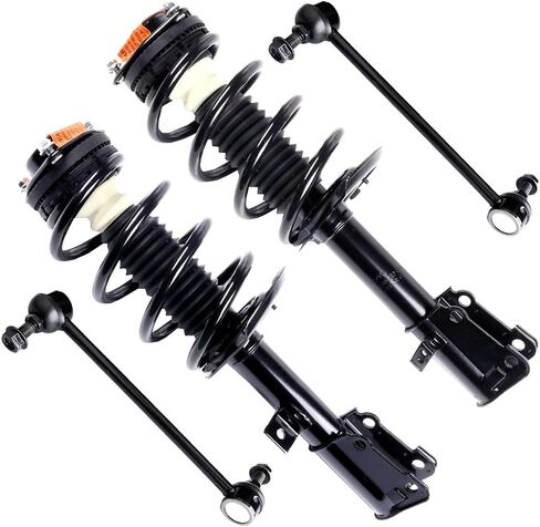 ASAPE Shock Absorber Kit 4 Pcs Front Strut Spring Assembly Stabilizer Bar Link Fit 2009-2010 2012-2016 for Dodge Journey SXT Sport Utility 4-Door in Saudi Arabia