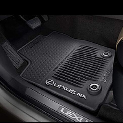 LEXUS OEM Factory All Weather Floor Liner Set 2015 2016 2017 2018 2019 2020 2021 NX200T NX300H NX300 Black in Saudi Arabia