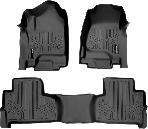 SMARTLINER Custom Fit Floor Mats 2 Row Liner Set for 2015-2020 Chevrolet Tahoe in Saudi Arabia