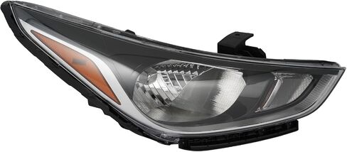 For 2018-2022 Hyundai Accent Headlight Assembly Halogen Headlamp Black Passenger Right Side Replacement HY2503218 in Saudi Arabia