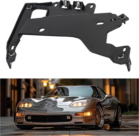 HECASA Right Headlight Bracket Compatible with 1997-2004 Chevy Corvette C5 Replacement for 16523682, 16523680 in Saudi Arabia