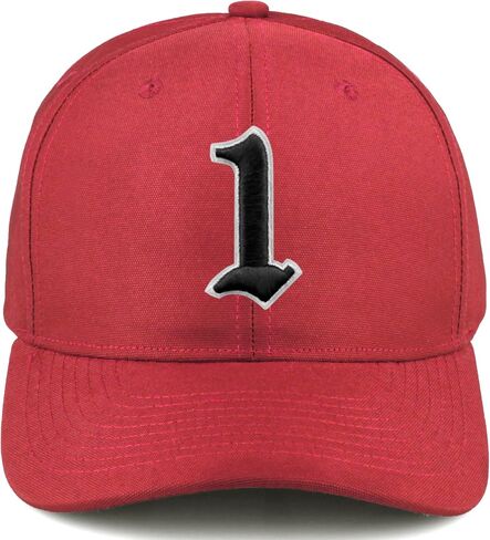 Daxton Premium Mid Profile Hat شبه منحني Cap Cap Cap White Black Black Gothic Assorized A إلى Z رقم الحرف الأولي in Kuwait