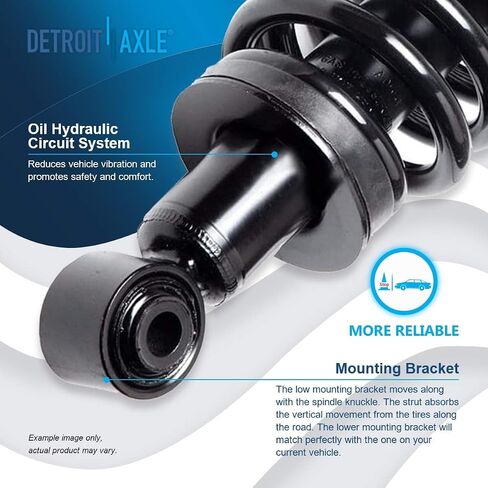 Detroit Axle - مجموعة الدعامات الأمامية لفورد ولي العهد فيكتوريا لينكولن تاون كار 2 دعامات لفائف الربيع 4 التحكم في كرة الذراعين 4 قضبان التعادل 2 قضبان 2 in Saudi Arabia