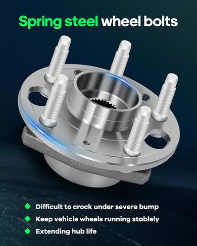 Scitoo Wheel Bearing and Hub Assembly Set 2 Pack Fits 2014-2017 لـ Chevrolet Impala 2013-2016 لـ Chevrolet for Malibu Front Hub Kit مع 5 Lugs 513288 in Saudi Arabia