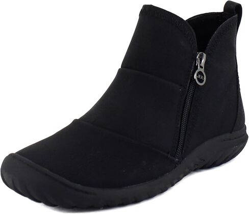 JBU Women's Piper Ruched Fashion Comfort Casual Water Resistant Ankle Boot in Saudi Arabia