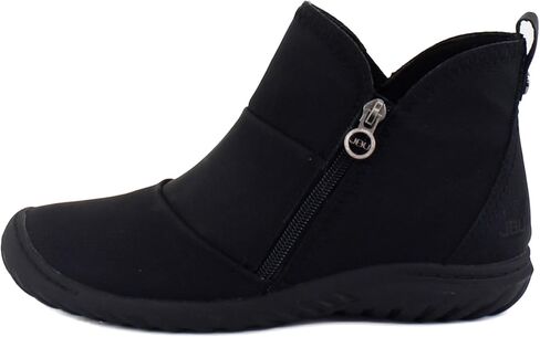 JBU Women's Piper Ruched Fashion Comfort Casual Water Resistant Ankle Boot in Saudi Arabia