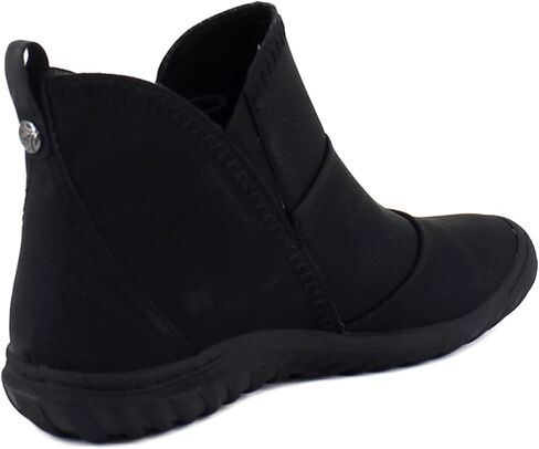 JBU Women's Piper Ruched Fashion Comfort Casual Water Resistant Ankle Boot in Saudi Arabia