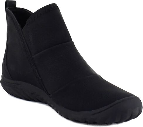 JBU Women's Piper Ruched Fashion Comfort Casual Water Resistant Ankle Boot in Saudi Arabia