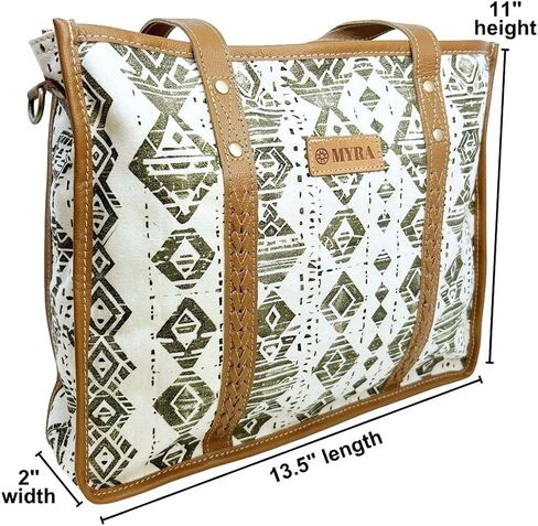 Myra Bag Boho إخفاء محفظة الحمل - Aztec Tote Crossbody للنساء in Saudi Arabia