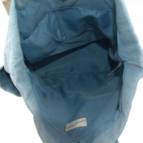Universal Thread Denim Campus Tote Bag, 15H x 15W x 6D inches, Blue in Saudi Arabia