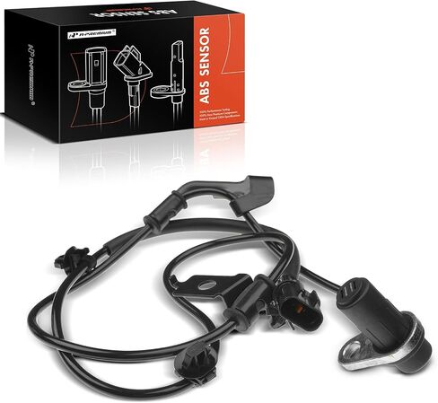 A-Premium ABS Wheel Speed Sensor Compatible with Mitsubishi Models - Endeavor 2004-2011, 3.8L, Sport Utility - Front Right Passenger Side, Replace# MR569710 in Saudi Arabia