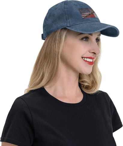 Vintage Maltese America Flag Adjustable Classic Cowboy Baseball Cap Men Women Casual Dad Hat9 Navy Blue in Saudi Arabia
