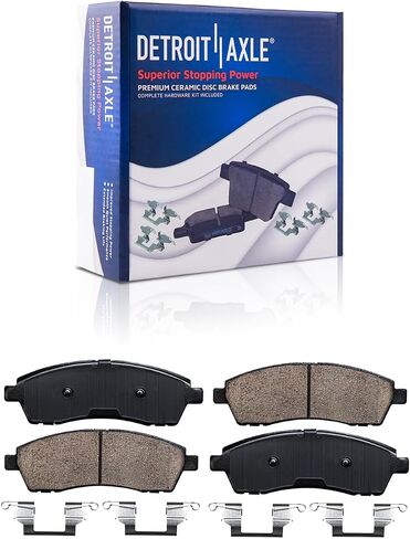 Detroit Axle - 8 Lugs Brake Kit for 4WD Ford Excursion F250 F350 Super Duty Drilled and Slotted Brake Rotors Ceramic Brakes Pads Replacement: 13.03" inch Front and 12.83" inch Rear Rotors in Saudi Arabia