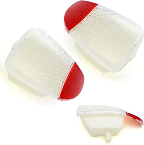 مجموعة Ijdmtoy من LH/RH Clear/Red Combined Lens Side Door مجاملة مجاملة مجاملة مجاملة تتوافق مع فورد 1997-2003 F150 ، 1997-1999 F250 Light Duty in Saudi Arabia