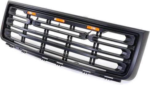 Ikon Motorsports ، Grille الأمامي متوافق مع 2007-2013 GMC Sierra 1500 الأمامي المصد مصبقة غير لامع أسود in Kuwait