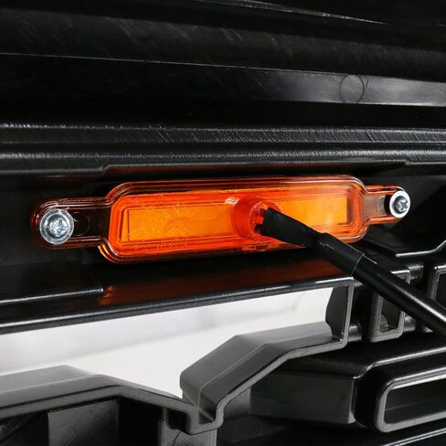 Ikon Motorsports ، Grille الأمامي متوافق مع 2007-2013 GMC Sierra 1500 الأمامي المصد مصبقة غير لامع أسود in Kuwait