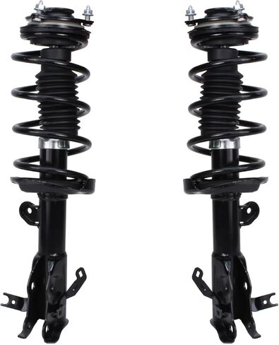Detroit Axle - 14pc Front End Suspension Kit for 2013 2014 2015 Honda Civic, Lower Control Arms w/Ball Joint Tie Rods Struts & Coil Spring Rear Shock Absorber Front and Rear Sway Bars Replacement in Saudi Arabia