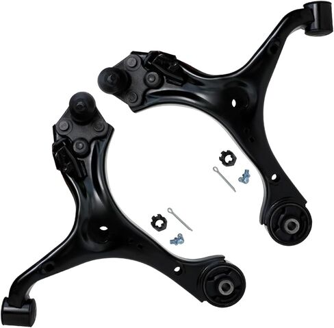 Detroit Axle - 14pc Front End Suspension Kit for 2013 2014 2015 Honda Civic, Lower Control Arms w/Ball Joint Tie Rods Struts & Coil Spring Rear Shock Absorber Front and Rear Sway Bars Replacement in Saudi Arabia