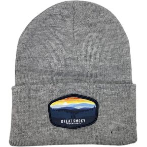 Great Smoky Mountains Beanie with Smoky Moutains National Park Woven Patch in Saudi Arabia