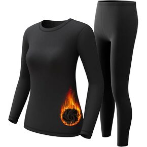 CL convallaira Women Thermal Underwear Base Layer Long Johns with Fleece Lined Set Winter Warm Top Bottom in Kuwait