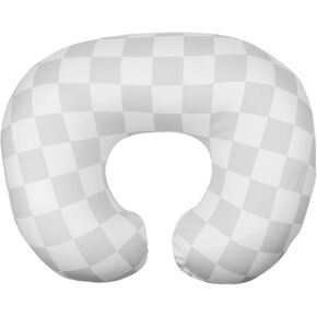 2 Pack Nursing Pillow Cover,Ultra-Soft Stretchy Breastfeeding Pillowcase for Baby Boys Girl,Fits 22.5"x19" Pillows,Removable Feeding Pillow Slipcover for Newborn，Baseball & Brown Checkered in Saudi Arabia
