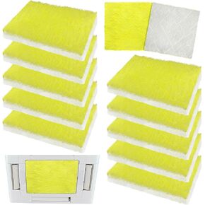 Motipuns 50 Pack Paint Booth Filter Filter Pad 20 "× 20" × 2.4 "، مرشحات كشك الرش من الألياف الزجاجية in Kuwait