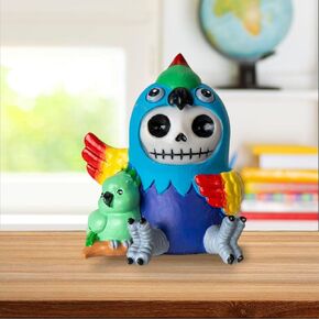 Pacific Giftware Luno Furrybones Collectible Figurine Signature Skeleton in Moon Costume with Blue Star Friend Home Decor and Unique Gift 3.03" Tall in Saudi Arabia