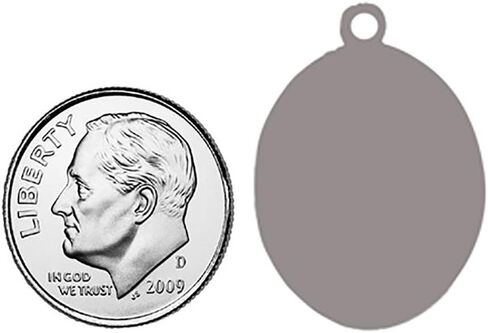 F.A. Dumont Sterling Silver St. Veronica Pendant with 18" Stainless Steel Lite Curb Chain. Patron Saint of Photographers in Saudi Arabia