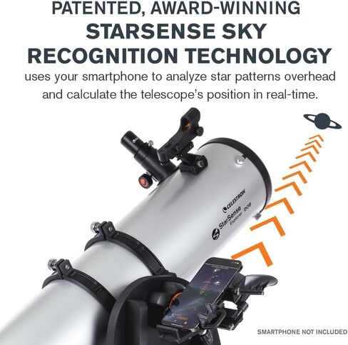 Celestron – StarSense Explorer 150mm Tabletop Dobsonian Smartphone App-Enabled Telescope – Works with StarSense App to Help You Find Nebulae, Planets & More – iPhone/Android Compatible in Kuwait