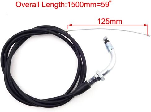 DJ-Motor 59 inch 150cm Throttle Cable For 50cc 60cc 66cc 80cc 2 Stroke Motorized Bicycle Bike in Saudi Arabia