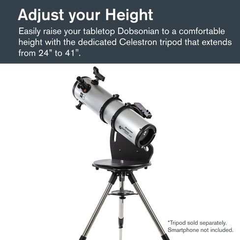 Celestron – StarSense Explorer 150mm Tabletop Dobsonian Smartphone App-Enabled Telescope – Works with StarSense App to Help You Find Nebulae, Planets & More – iPhone/Android Compatible in Kuwait