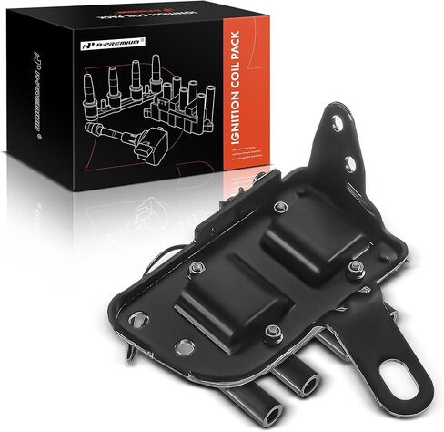 A-Premium Engine Ignition Coil Pack متوافق مع Hyundai Elantra 1996-2000 ، Tiburon 1997-2001 ، 1.8L 2.0L in Saudi Arabia