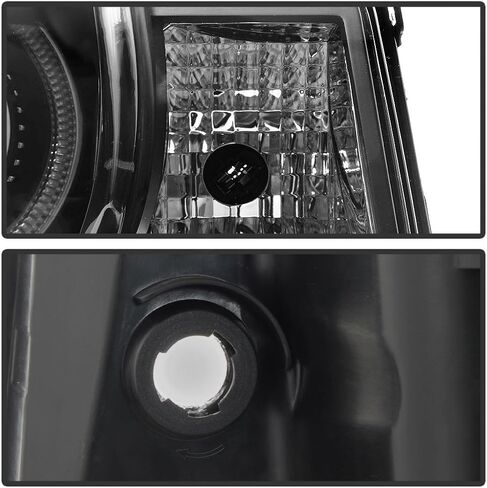 Acanii - لـ BLK 2010-2013 Chevy Camaro LED CCFL Halo Projector المصابيح الأمامية Halogen Driver + جانب الركاب in Saudi Arabia