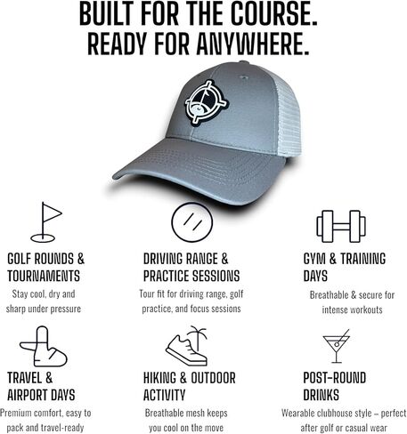 Premium Golf Gym Boat Hiking Tennis Bike Hat TourDry Sweat System Odor-Resistant Sweatband Moisture-Wicking Liner One Size in Kuwait