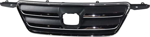 Garage-Pro Grille Assembly Compatible with 2005-2006 Honda CR-V Chrome Shell with Painted Dark Gray Insert in Saudi Arabia