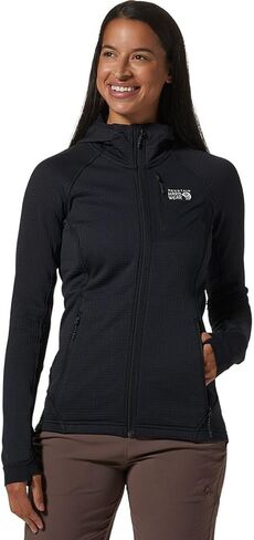 Mountain Hardwear Women's Polartec Power Grid Full Zip Hoody in Kuwait